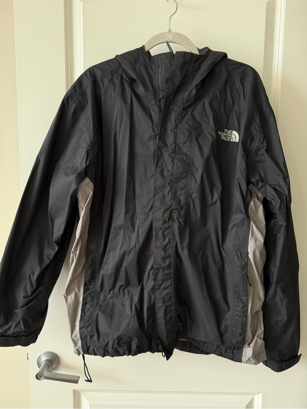 The North Face Black Hooded Rain Jacket